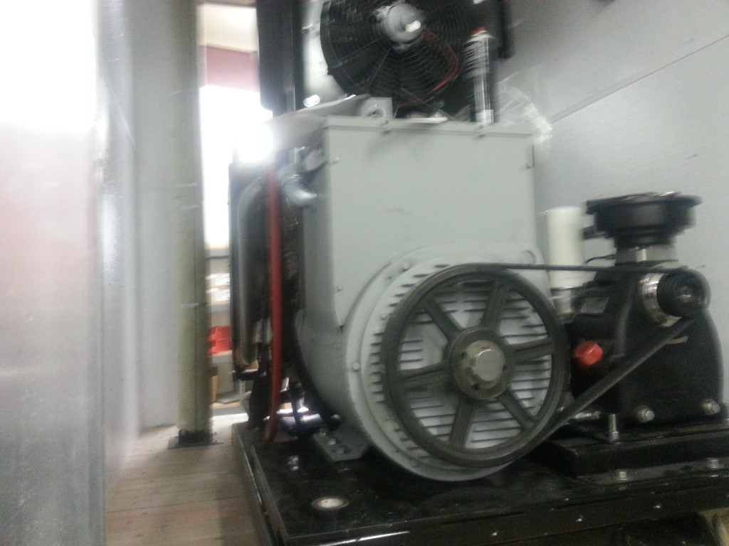 The KC Spray Foam rig holds a 65kw generator