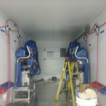 Spray foam installation equipment