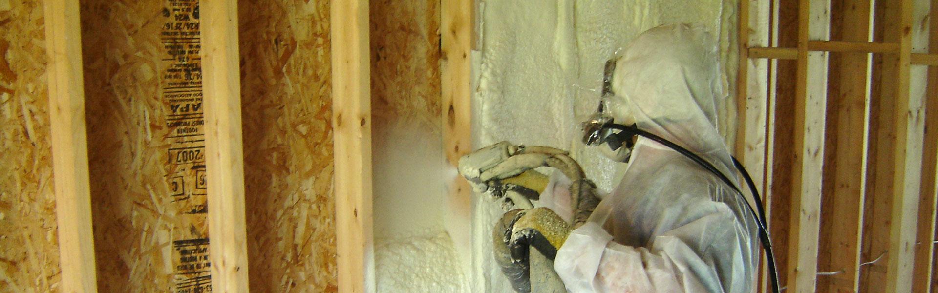 Cold Air Stopped With Spray Foam