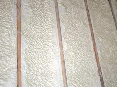 open cell spray closeup